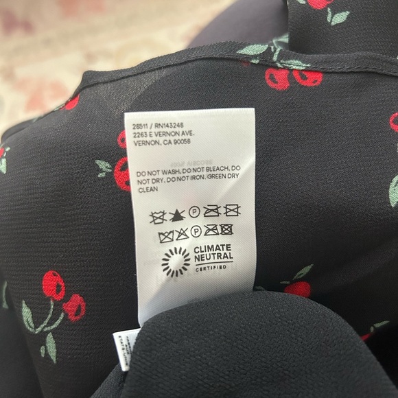 Reformation Morgan Dress | Reformation Cherry Dress - Picture 9 of 9